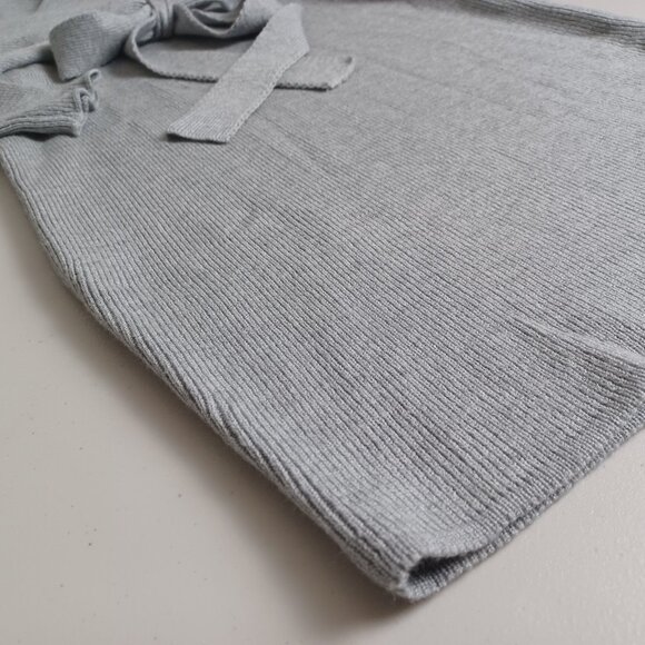 Crossover V-neck Mini Sweater Dress - Picture 7 of 15